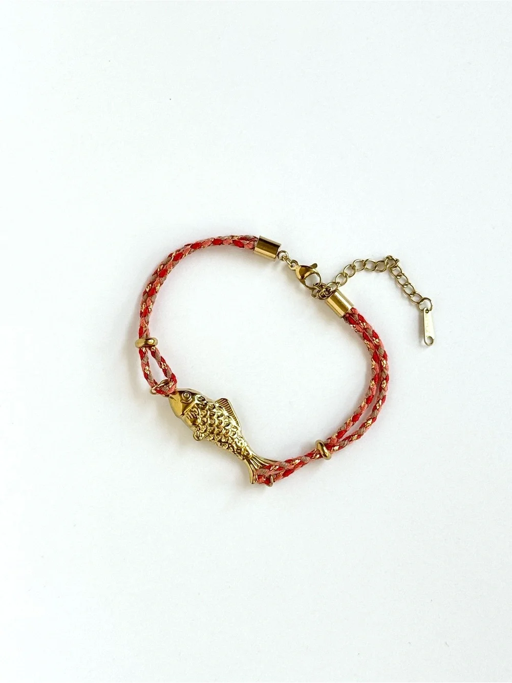 Coastal Red Gold Fish Bracelet